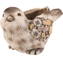 Květináč pták z keramiky