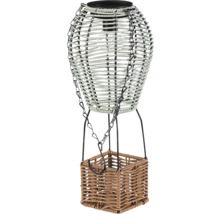 Dekorativní solární lampa ve tvaru horkovzdušného balónu s košem