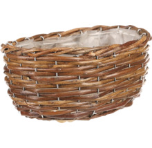 Pletený květináč s plastovou vložkou