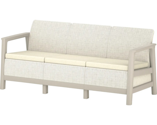 Zahradní sedací souprava Třísedadlová pohovka s polstry