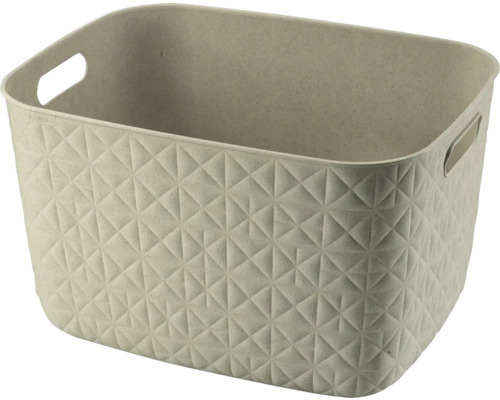 Úložný koš s geometrickým vzorem a držadly