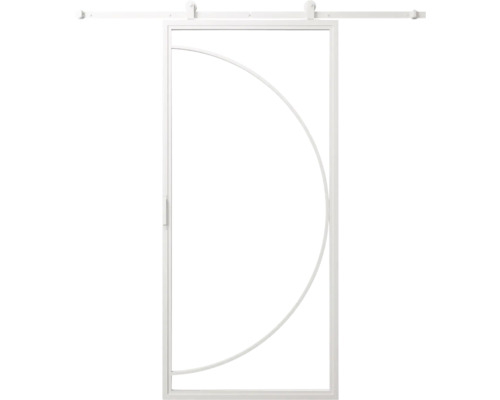 Posuvné dveře s kruhovým designem