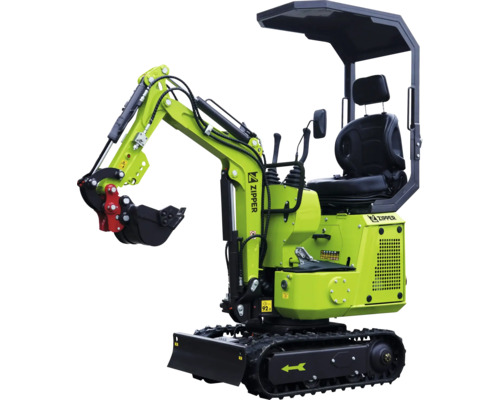 Minibagr Zipper s kabinou