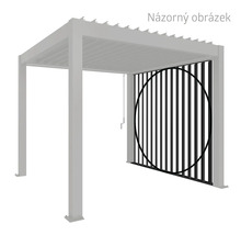 Pergola s větrolamem