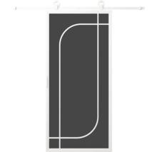 Posuvné dveře s obdélníkovým designem