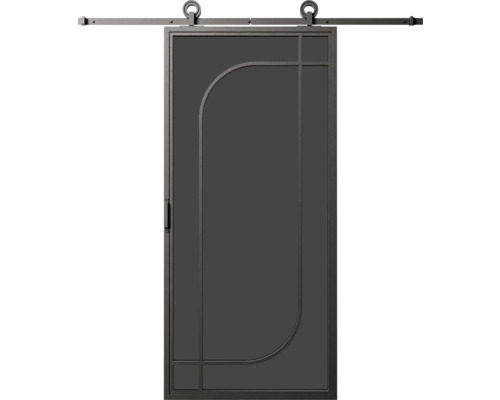 Posuvné dveře s kováním a rámem