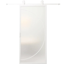 Posuvné dveře se sklem a kováním