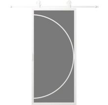 Posuvné dveře s kruhovým designem