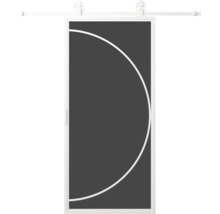 Posuvné dveře s kruhovým designem