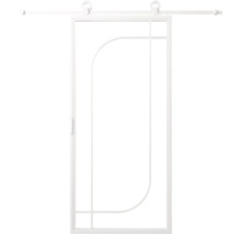 Posuvné dveře s geometrickým designem