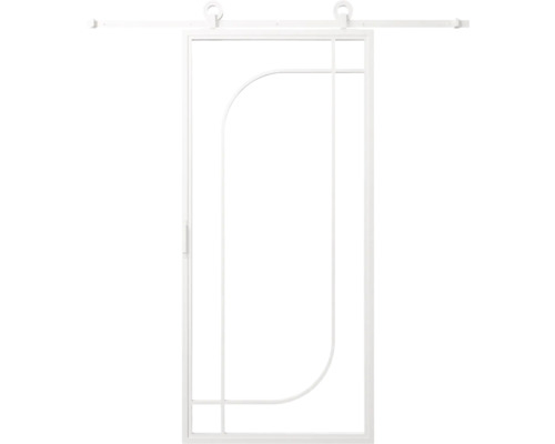 Posuvné dveře s geometrickým designem