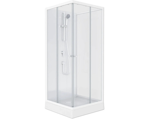 Sprchový kout se sprchovou hlavicí a armaturami