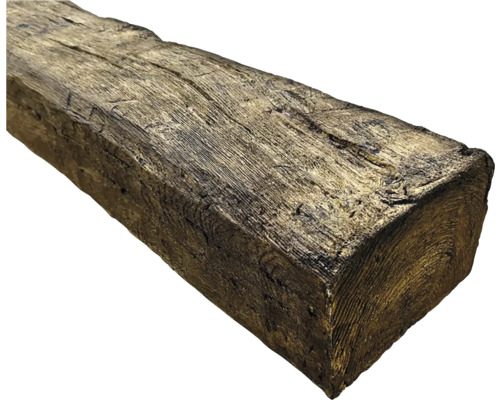 Dekorativní trám z polyuretanu imituje staré dřevo