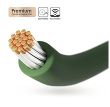 Kabel s měděno-cínovým vodičem, snadná manipulace, 9,4 Ohmu na 500 metrů