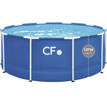 Nadzemní bazén s ocelovým rámem a výškou 1,07 metru