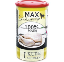 MAX Deluxe Dog mokré krmivo pro psy s kuřecím masem v konzervě