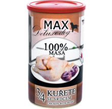 Max Deluxe krmivo pro psy s kuřetem a srdcem