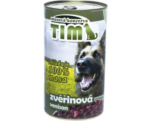 Konzerva pro psy se zvěřinou