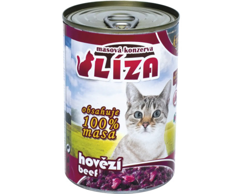 Liza hovězí konzerva pro kočky