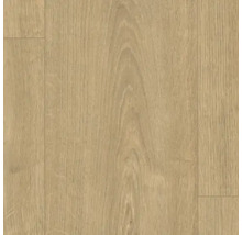 Detail laminátové podlahy se vzhledem dřeva.