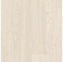 Světlá laminátová podlaha s dřevěným vzhledem.