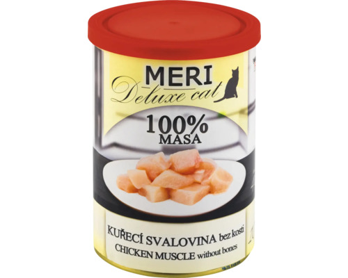 Meri Deluxe Cat konzerva pro kočky s kuřecím masem bez kostí