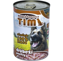 Konzervované krmivo pro psy s drůbežím masem