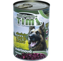 Konzerva pro psy se zvěřinou