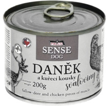 Falco Sense Dog psí krmivo s dančí a kuřecím masem, 200 gramová konzerva