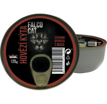 Falco Cat krmivo pro kočky, hovězí, 120 gramů plechovka