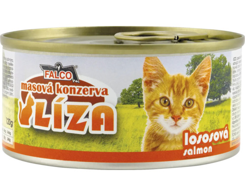 Konzerva pro kočky Falco s příchutí lososa