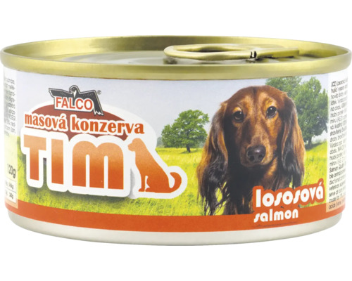 Konzerva pro psy Falco s lososem