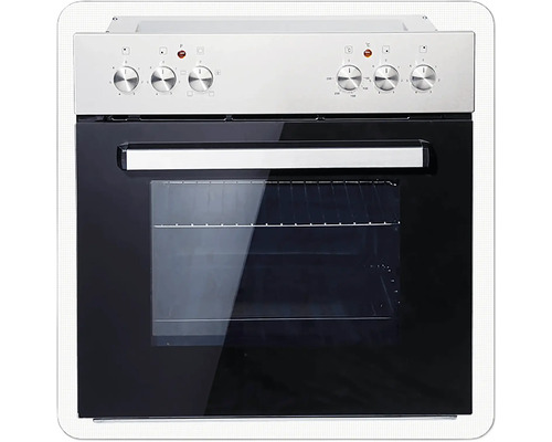 Elektrický sporák se sklokeramickou varnou deskou a ovládacími knoflíky