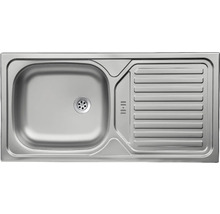 Nerezový dřez s odkapávací plochou