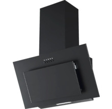 Černý odsavač par s ovládacím panelem