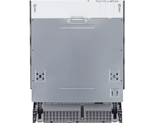 Zadní pohled na myčku s montážními prvky