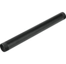 Černá ocelová trubka se závitem na obou koncích