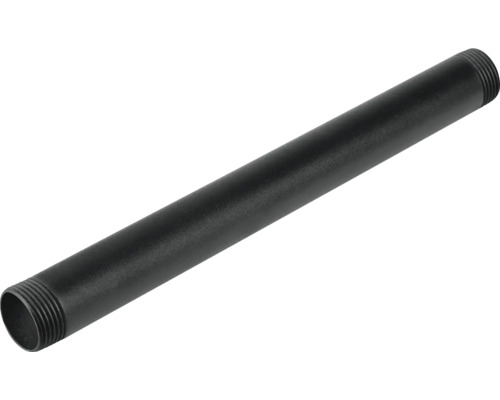 Černá ocelová trubka se závitem na obou koncích