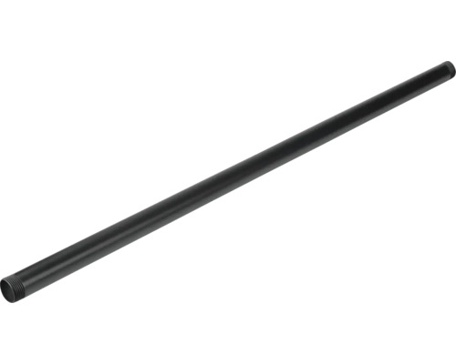 Černá ocelová trubka se závitem.