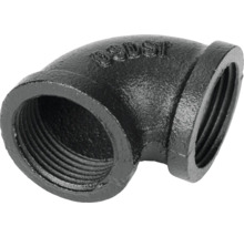 Černé litinové trubkové koleno s vnitřním závitem