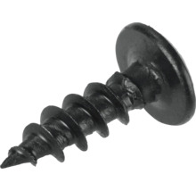 Černý šroub s velkou hlavou