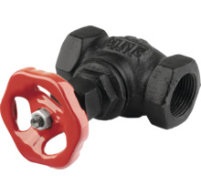 Uzavírací ventil s červeným ručním kolem