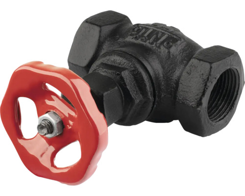 Uzavírací ventil s červeným ručním kolem