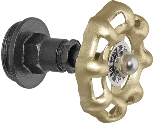 Kovová rukojeť ventilu s indikátorem otevření a zavření