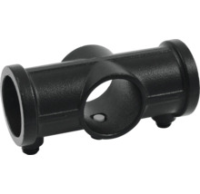 Černý T-kus z temperované litiny pro trubkové spoje