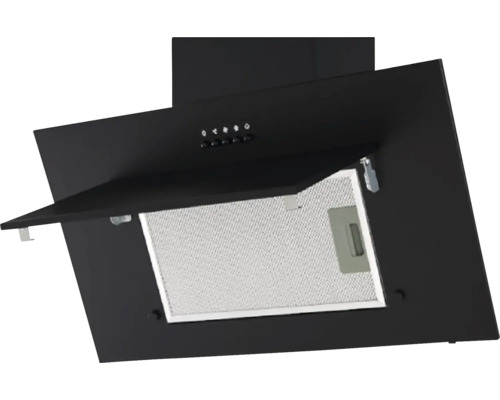 Odsavač par s otevřenou klapkou a kovovým tukovým filtrem