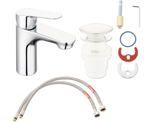 Umyvadlová baterie s příslušenstvím pro instalaci