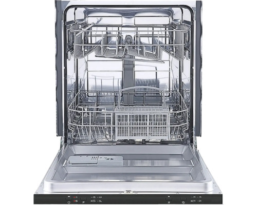 Otevřená myčka s koši