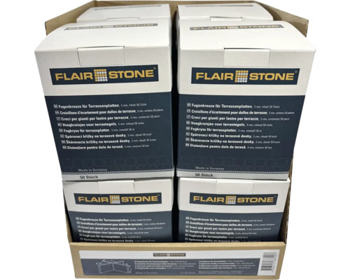 Balení distančních křížků na terasové desky, 5 mm, 50 kusů