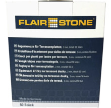 Spárovací křížky na terasové desky, 3 mm, 50 kusů